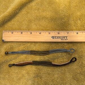 Handcrafted Beaded Bracelets - Black and Brown